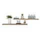 preview thumbnail 7 of 10, Del Hutson Designs True Floating Shelves, Set of 2, 36" 36" - Grey
