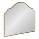 preview thumbnail 79 of 89, Kate and Laurel Leanna Framed Arch Wall Mirror 32x28 - Gold