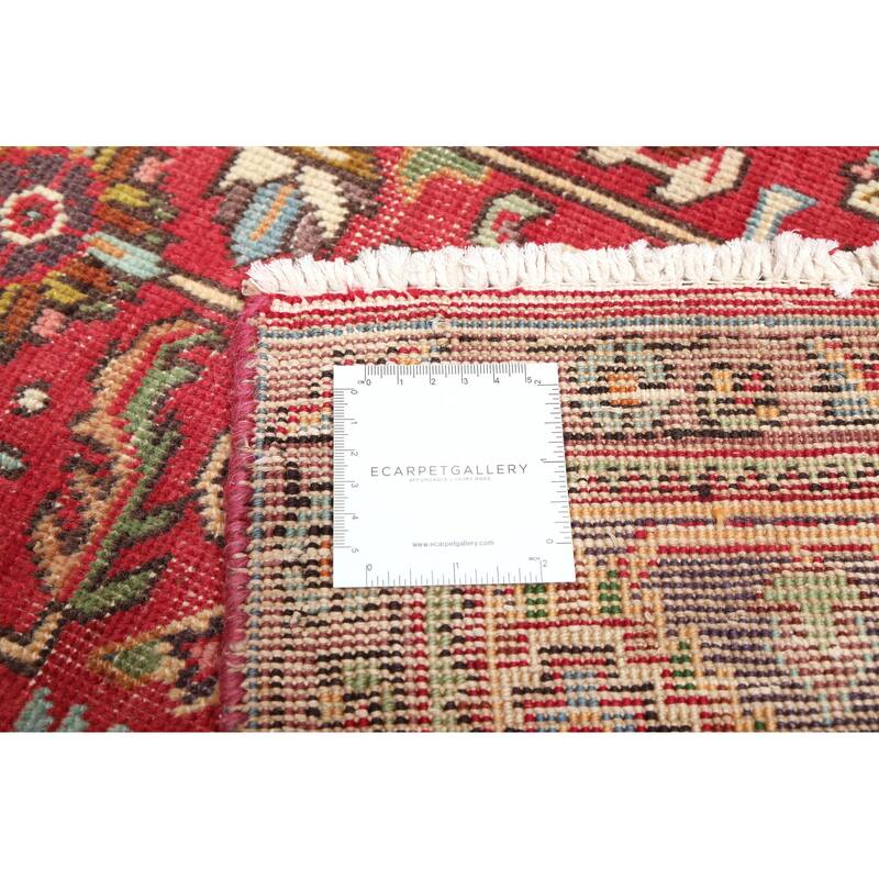 ECARPETGALLERY Hand-knotted Antalya Vintage Red Wool Rug - 6'10 x 9'9