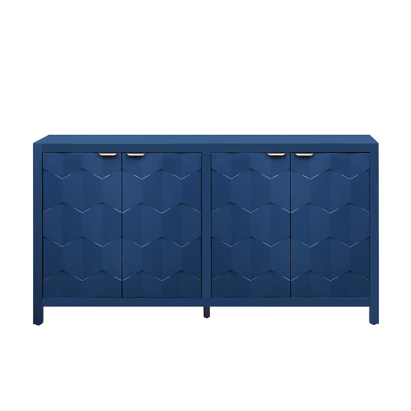 4-Door Storage Accent Cabinet Sideboard