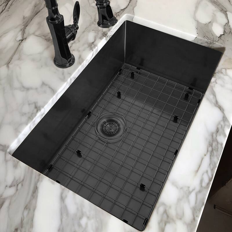 Whitehaus Noah Plus 33" Single Basin Kitchen Sink for Undermount or