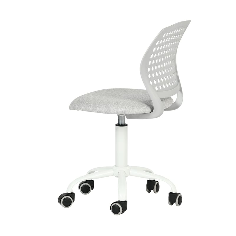 Homy Casa Adjustable Kids' Swivel Chair with Wheels, Study Desk Chair