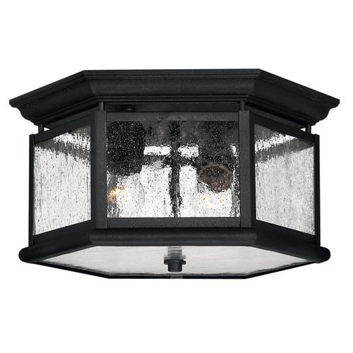Hinkley Lighting H1683 2 Light Outdoor Flush Mount Ceiling Fixture from the Edgewater Collection