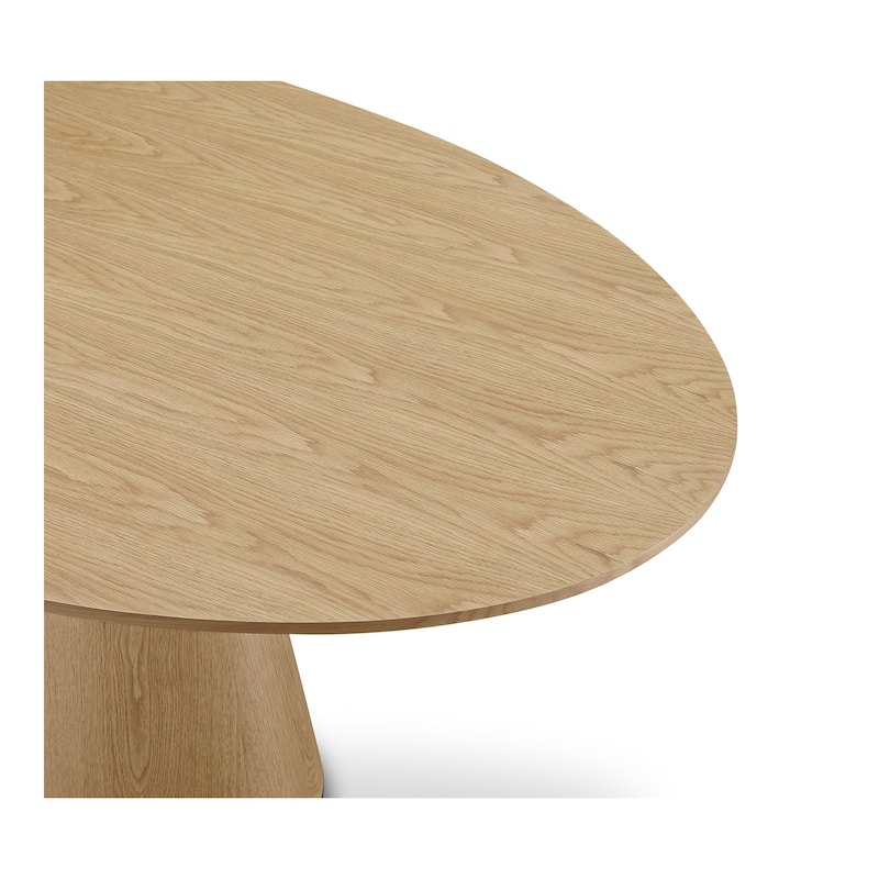 Aurelle Home Modern Pedestal Kitchen Dining Table