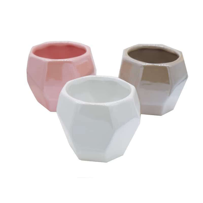 Mini Ceramic Geometric Design, Set of 38'6" x 13'