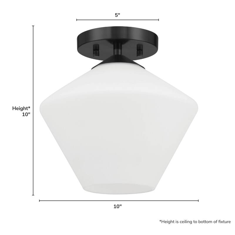 Hunter Celestial Valley 1 Light Flush Mount Ceiling Light - Modern - Hallway, Bathroom, Entry, Laundry - Damp Rated! - 1-Light