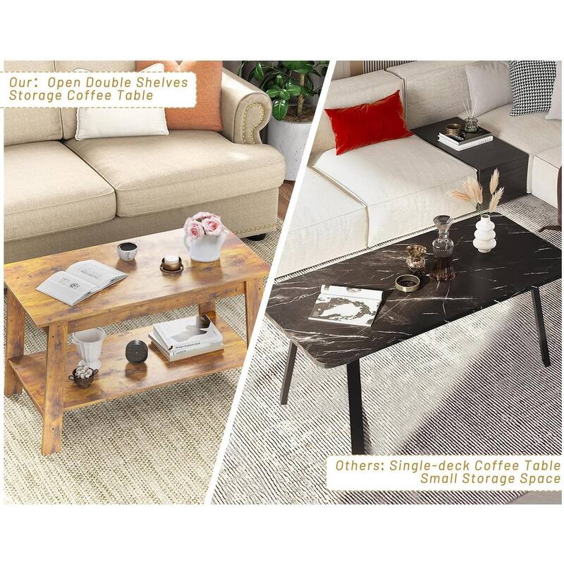 Coffee Table, 31.49'' Small Living Room Tables