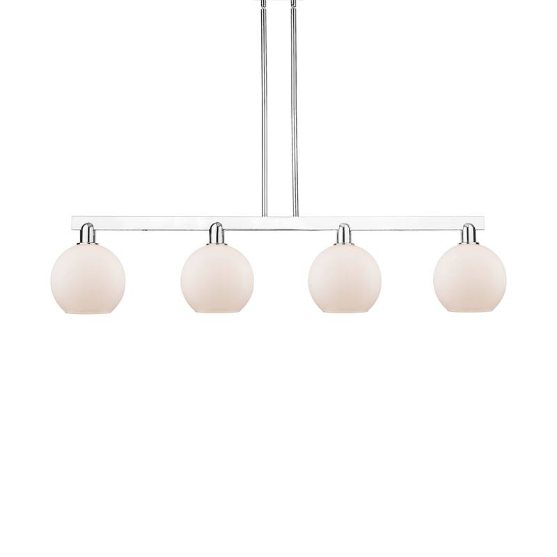 Innovations Lighting 716-4I-11-51 Athens Linear Athens 4 Light 51" - Polished Chrome / Matte White