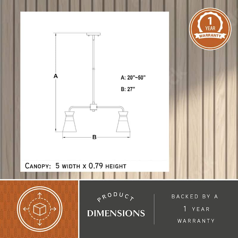 Vaxcel Lighting H0294 5 Light 27" Wide Chandelier