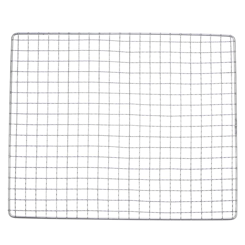 Square BBQ Grill Net 12.6"x10.2" Stainless Steel Barbecue Mesh for Baking
