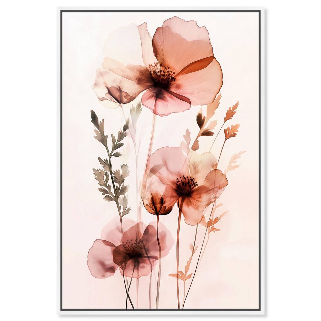 Petal Dye II Canvas by Art Remedy