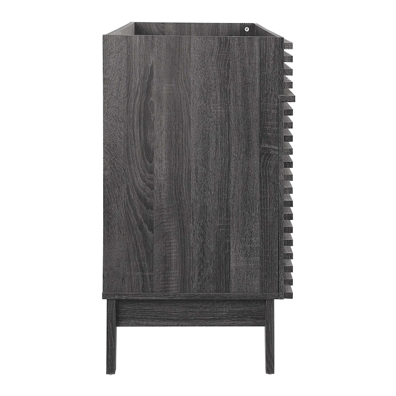 Render 48" Single Sink Compatible (Not Included) Bathroom Vanity Cabinet