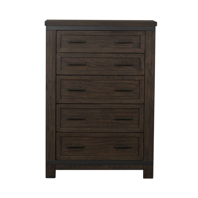 Liberty Furniture Thornwood Hills Bookcase Bed, Dresser & Mirror, Chest, Night Stand - King or Queen