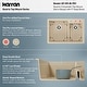 preview thumbnail 46 of 59, Karran 33" Top Mount Large/Small Bowl Quartz Kitchen Sink Kit - 33" x 22" x 9"