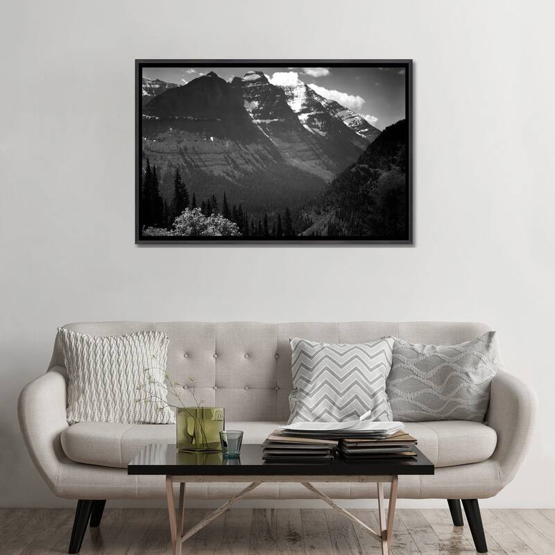 iCanvas "In Glacier National Park II" by Ansel Adams Framed