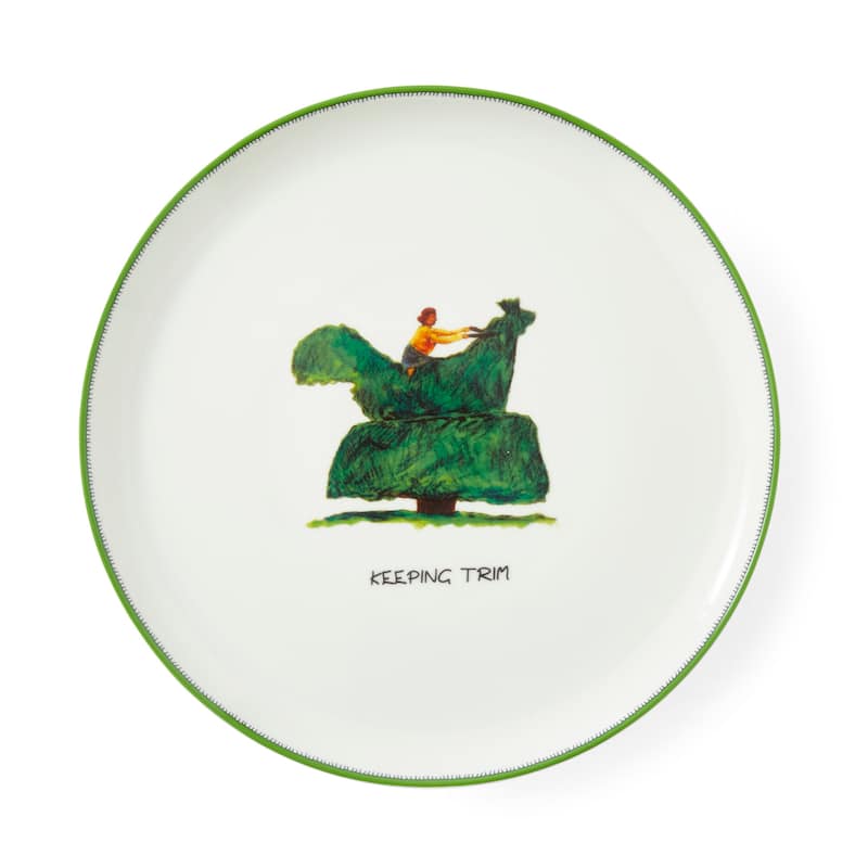Kit Kemp for Spode Doodles Fine China Cake Stand - 10.7 Inch