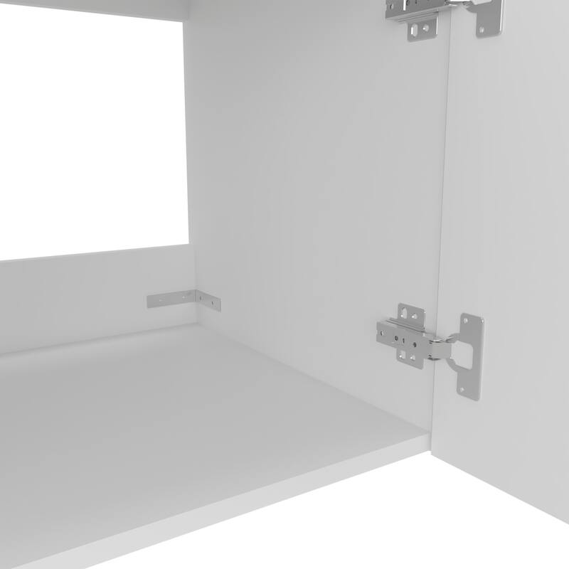 Bathroom Vanity with modern design, With Sink, 1 Door with durable engineered wood construction