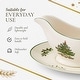 preview thumbnail 6 of 5, Spode Christmas Tree Gravy Boat and Stand - 8.4" L x 6.6" W x 4.5" H