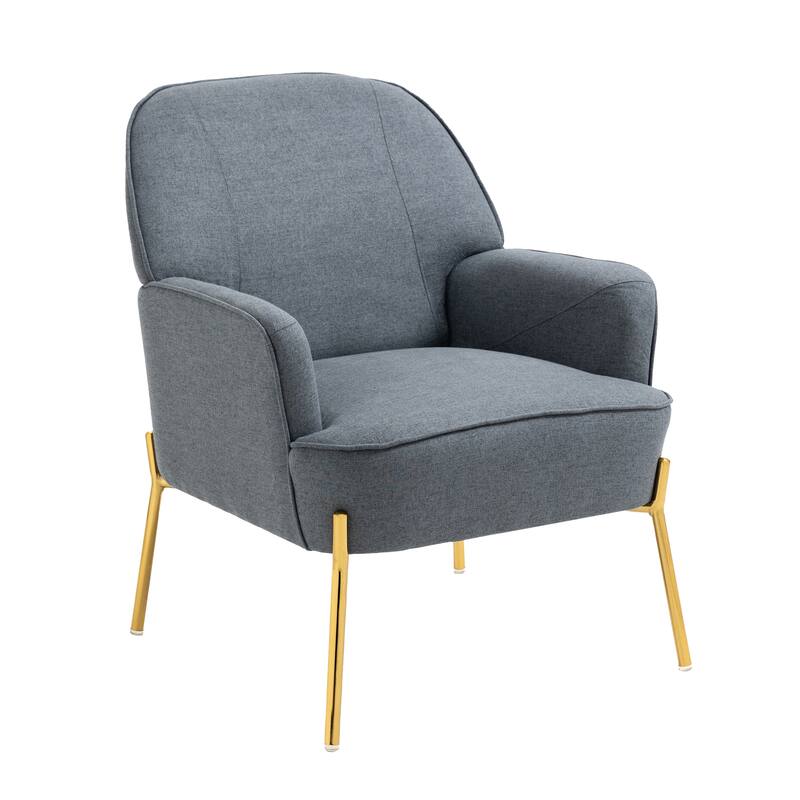Upholstered Modern Arm Accent Chair