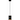 Volume Lighting 1-Light Black Aluminum LED Cylinder Pendant