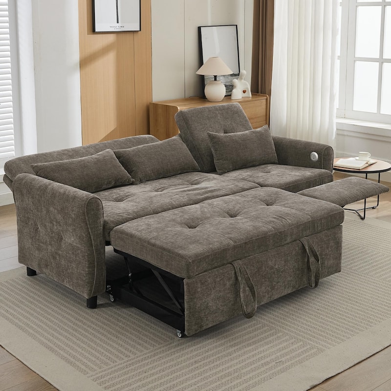 2-in-1 Sofa 82-inch three-person sofa
