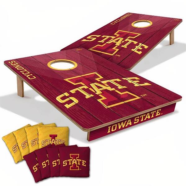 slide 2 of 7, Iowa State Cyclones NCAA Tailgate Cornhole Board Set Include Carrying Case