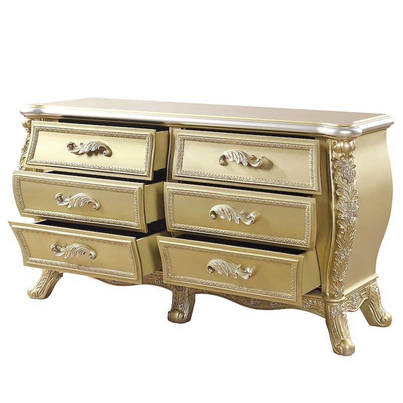 Fraser Gold 6-Drawer Dresser
