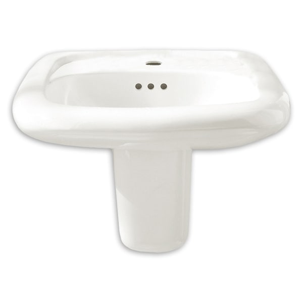 American Standard 0954.004EC Murro 21-1/4" Wall Mounted Porcelain Bathroom Sink with EverClean Technology - White