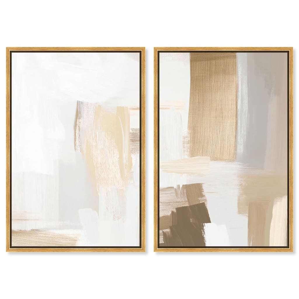 Tactile Textures I Canvas Set of 2 by Art Remedy