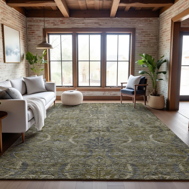Premium Washable Super Soft Traditional Mayfield Rug - Taupe - 3' x 5'