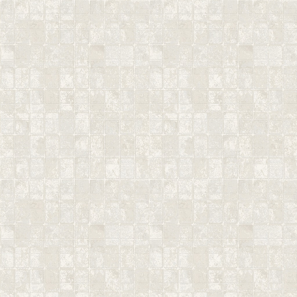 Galerie Wallcoverings Metallic FX Geometric Tile Non-woven Metallic Finish Wallpaper Roll