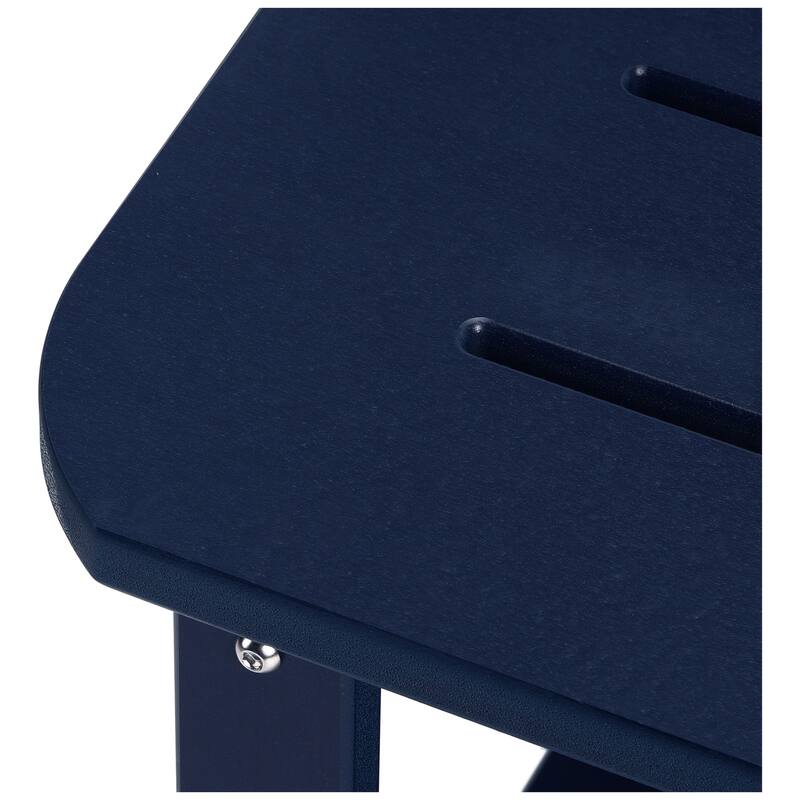 Brighton Outdoor Poly Two Shelf Side Table