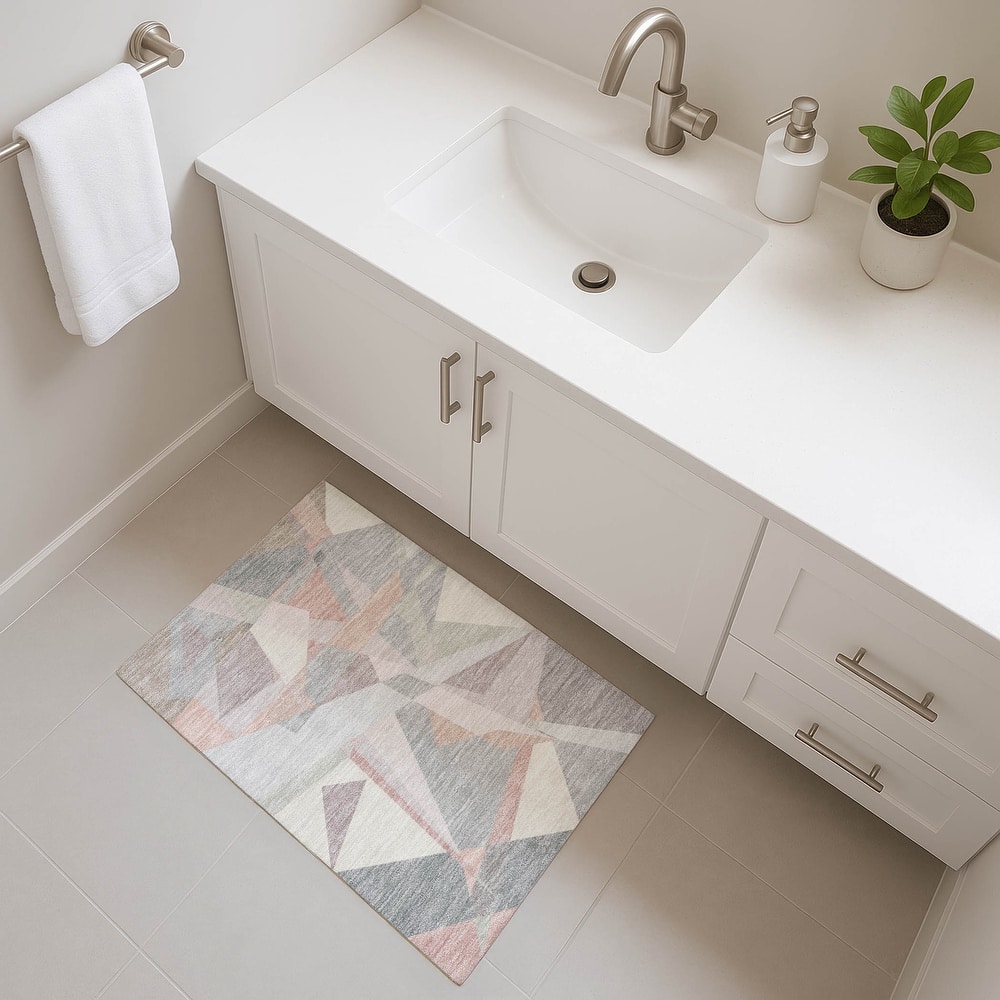 Premium Washable Super Soft Abstract Geo Mayfield Rug