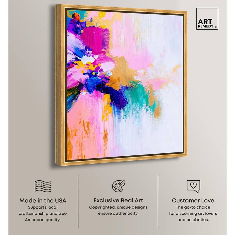 Contrast of Purity III Canvas by Art Remedy