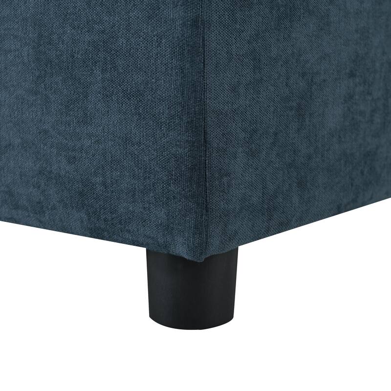 4-Seater Comfy Cloud Couches Double-Layer Cushion Recliner Sofa