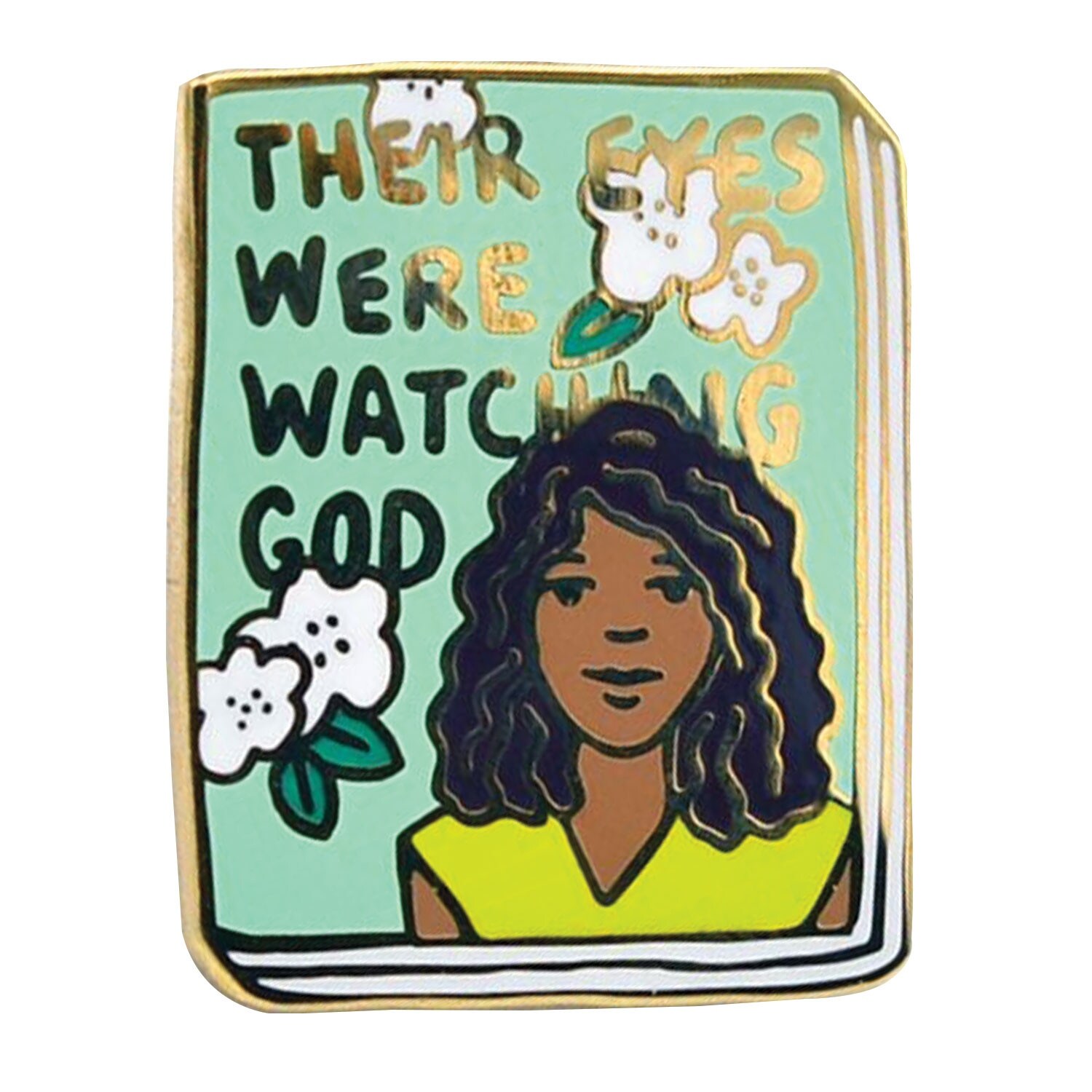 Shop Floriana Book Lover Lapel Pin Their Eyes Were Watching God