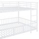 preview thumbnail 14 of 29, Kids Metal Bunk Bed with Slide and Funny Guardrails