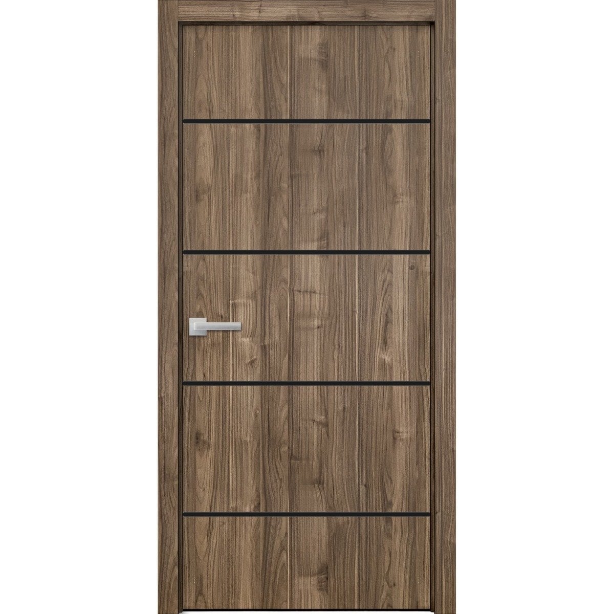 Modern Wood Interior Pre-Hung Door with Hardware