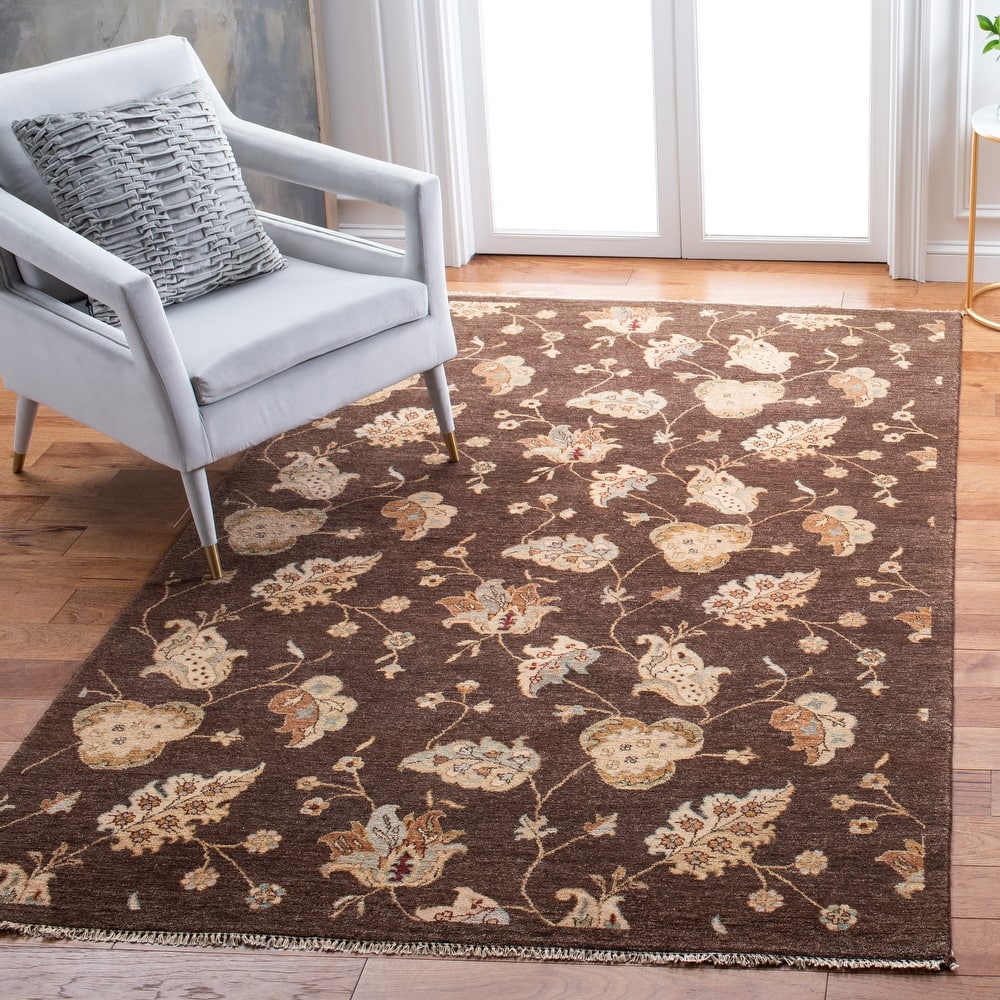 SAFAVIEH Hand-knotted Nordrun Olivia Traditional Oriental Wool Rug