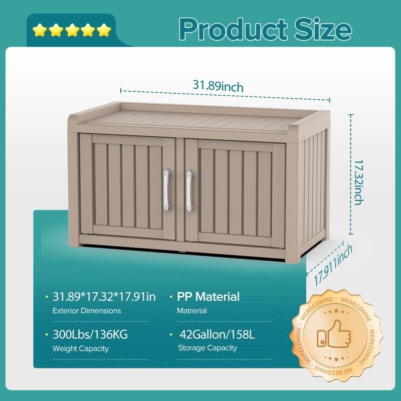 32" Shoe Storage Cabinet - N/A