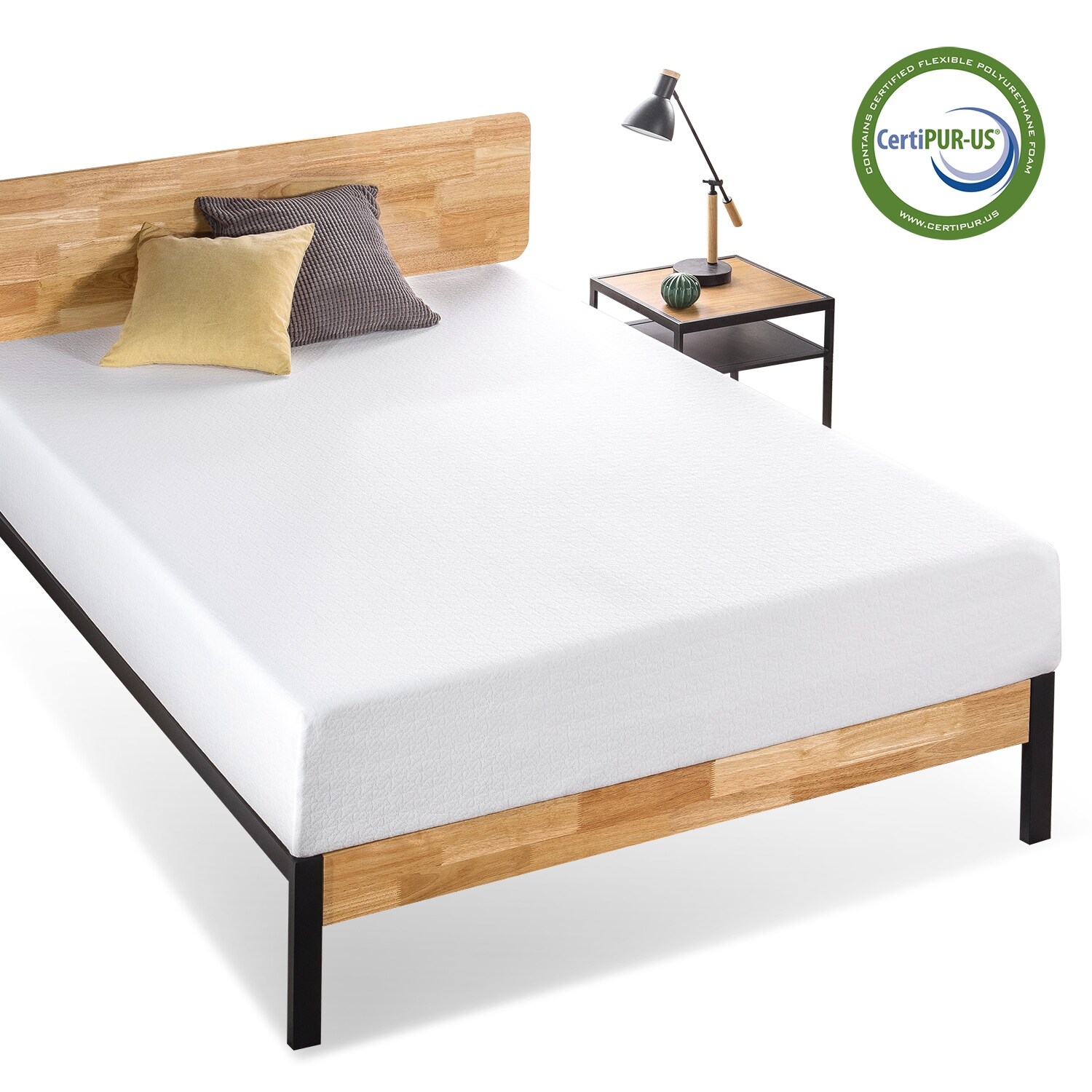 Priage By Zinus 10 Inch Ultima Memory Foam Mattress Overstock 14446344