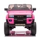 preview thumbnail 36 of 58, Kids 24V Toyota Ride-On Car with 4 Motors, Bluetooth & LED Lights Pink