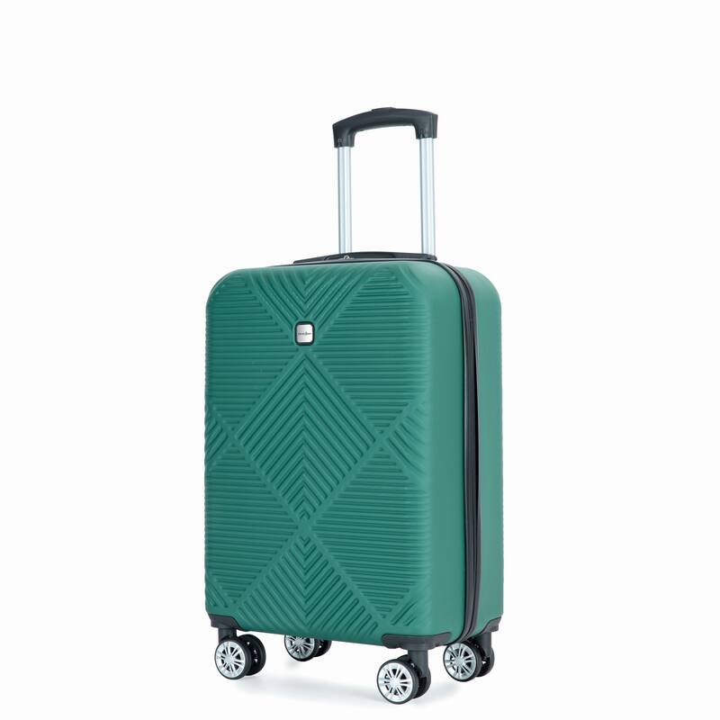 4-piece ABS lightweight suitcase, 14 inch makeup box, aircraft wheels (14/20/24/28)