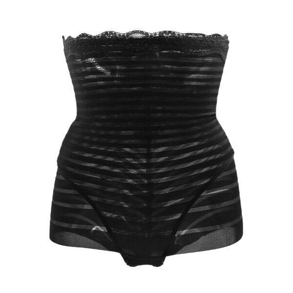tummy control black dress