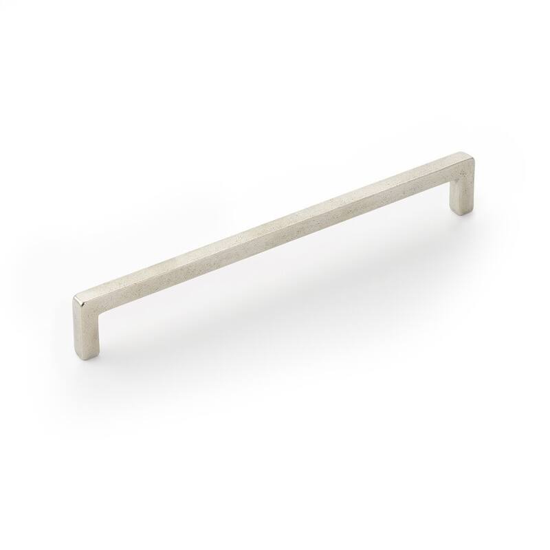 Schaub and Company Vinci 10" Center to Center Rustic Cast Bronze - Polished White Bronze