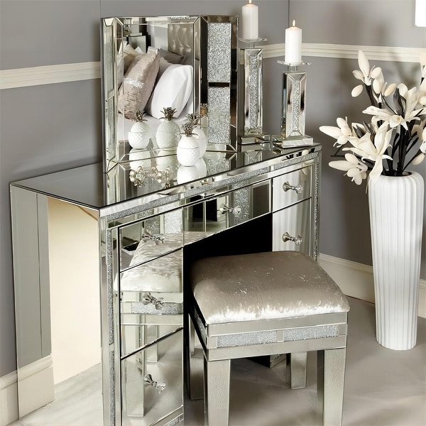Mirror finish dressing table discount