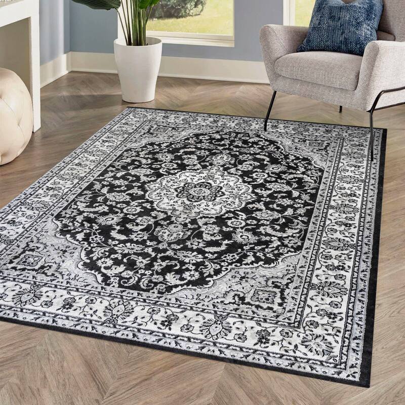 JONATHAN Y Acanthus Modern Persian Floral Area Rug