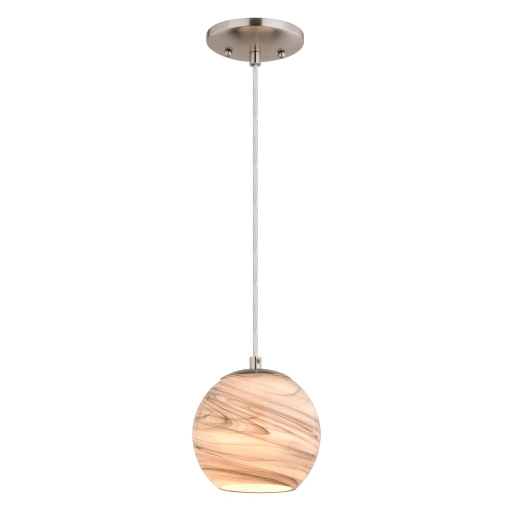 Milano Transitional Mini Pendant Ceiling Light Multi Color Art Glass