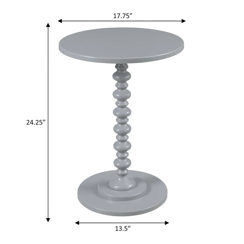 Convenience Concepts Palm Beach Round Spindle Table