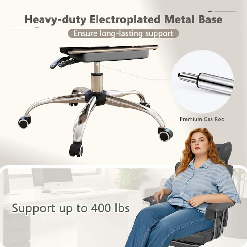 Costway Office Desk Chair Big and Tall Executive Office Chair with - See Details